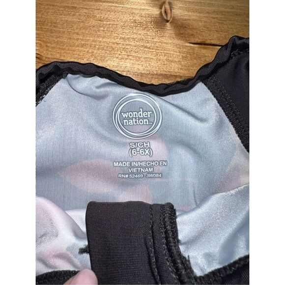 Wonder Nation Spandex Floral Swimsuit Set - Picture 4 of 4